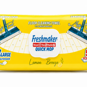 Servetele umede p/u podea freshmaker quick mop xl 50 buc cu capac /lemon freshness Thumbnail 1