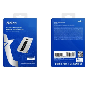 Ssd extern netac z11 500gb usb 3.2 gen 2 type-c (cu protecție biometrică) Thumbnail 1