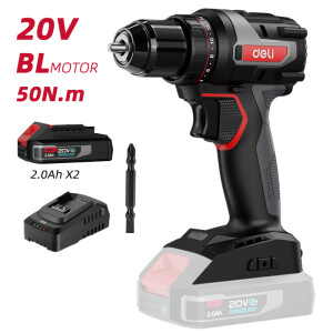 Bormașină cu acumulator litiu-ion 20v 10mm 2.0ah*2 Thumbnail 1