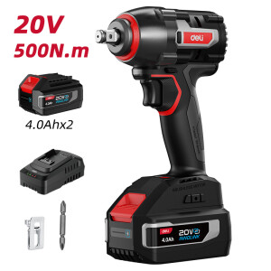 De231 masina cu impact 20v 20v 500n.m 4ah*2 red