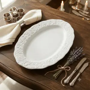 Platou ceramic oval 23,5*36cm hy0819-4