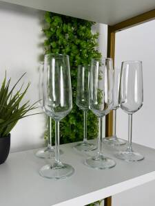 Set 6 pahare din sticla pentru sampanie, 195 ml  (1022702) Thumbnail 2