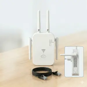 Amplificator semnal wi-fi 300 mbps, 4 antene (100 17162-6wf) Thumbnail 4