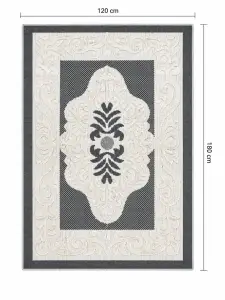 Covoraș coton, gri 120*180cm (170422)